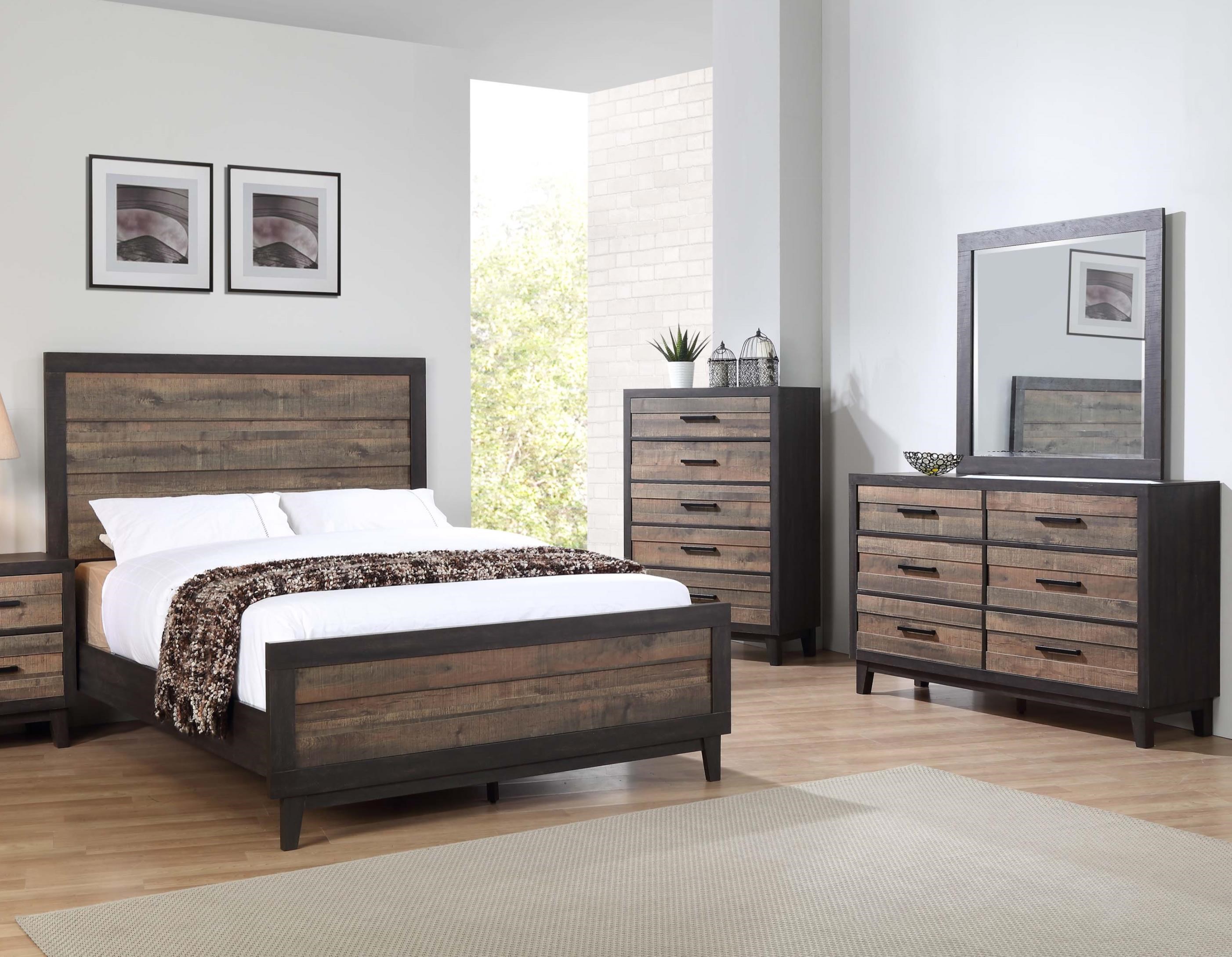 ike929様② Crown Mark Skyler 5109GY-2 Nightstand - Grey